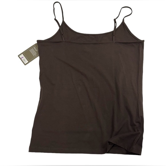 2 pack XL size Merona NWT tank tops. One brown, one white, adjustable straps. - Picture 4 of 11